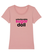 unbelievable sugar doll Tricou mânecă scurtă guler larg fitted Damă Expresser