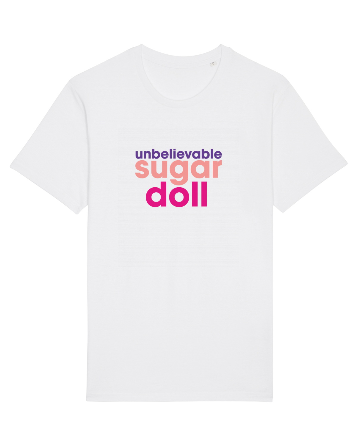 Tricou mânecă scurtă Unisex Rocker White