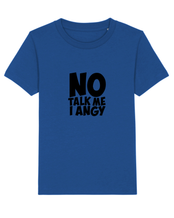 No talk me I angy Majorelle Blue