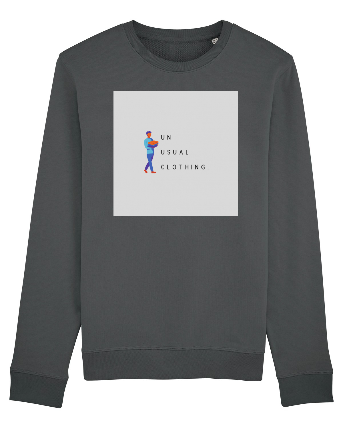 Bluză mânecă lungă Unisex Rise Anthracite