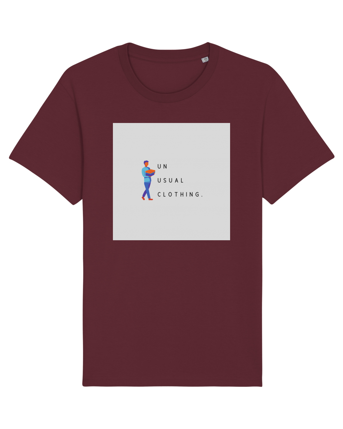 Tricou mânecă scurtă Unisex Rocker Burgundy