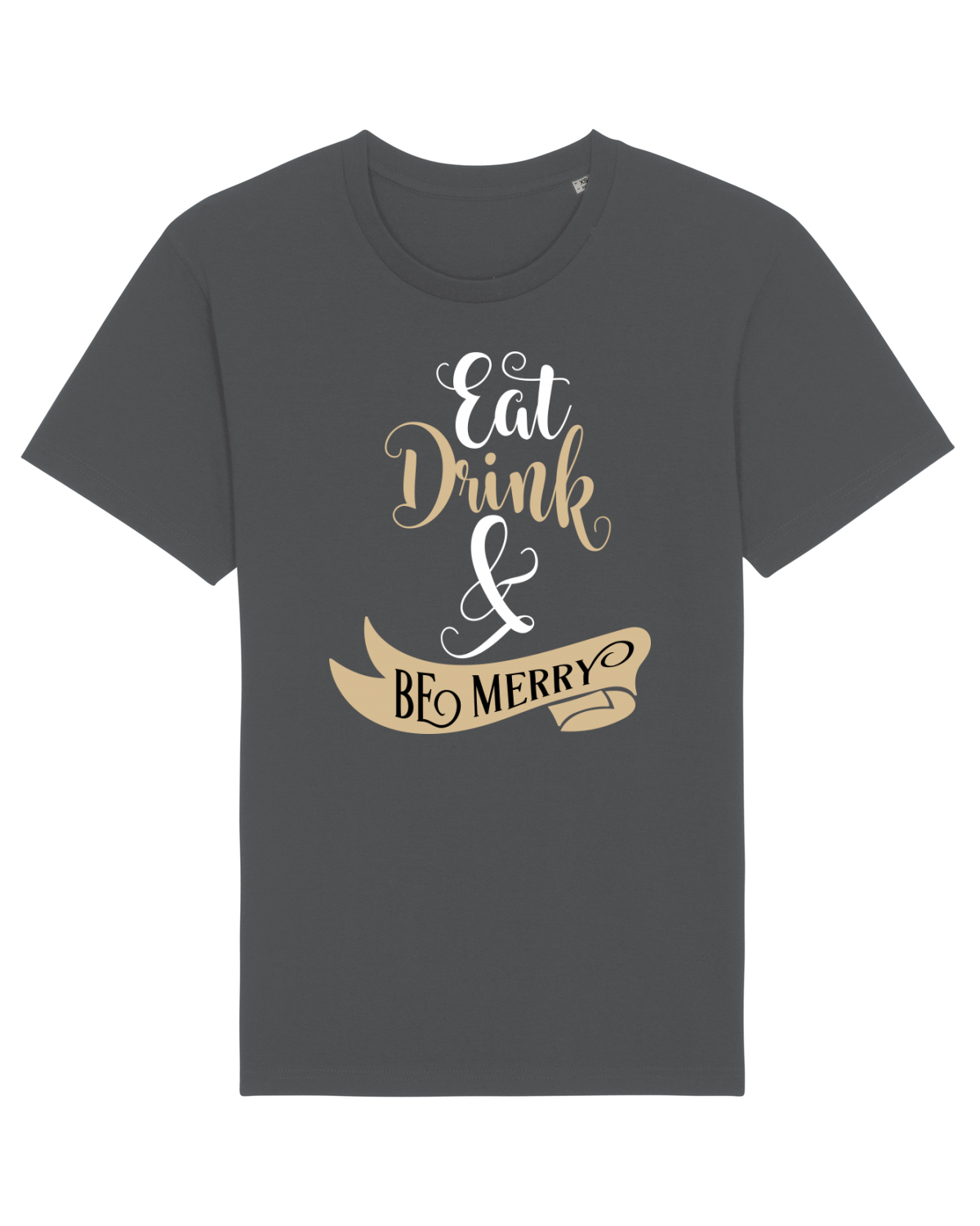 Tricou mânecă scurtă Unisex Rocker Anthracite