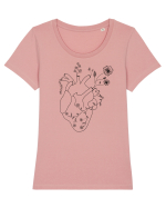 Heart of thorns Tricou mânecă scurtă guler larg fitted Damă Expresser