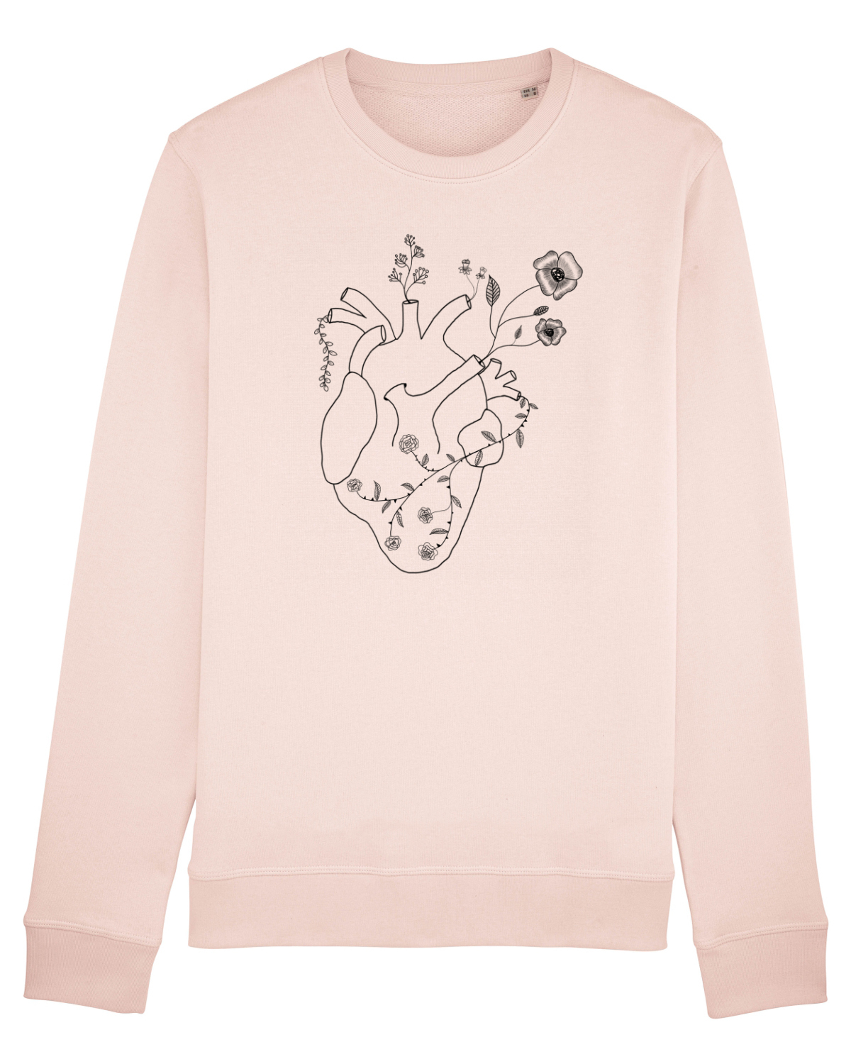 Bluză mânecă lungă Unisex Rise Candy Pink