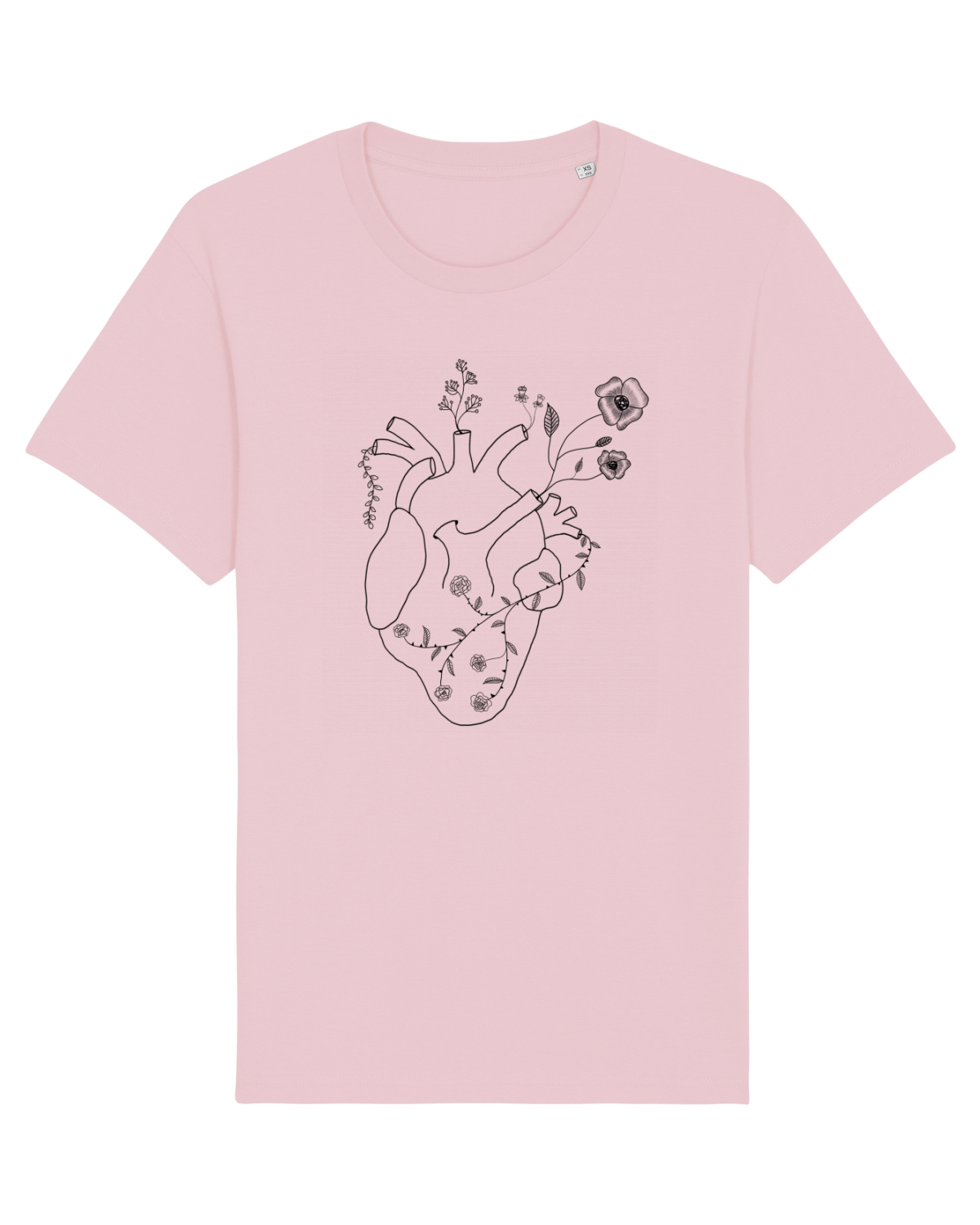 Tricou mânecă scurtă Unisex Rocker Cotton Pink