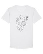 Heart of thorns Tricou mânecă scurtă guler larg Bărbat Skater