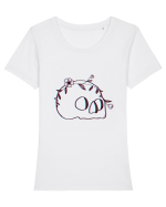 Memento Mori Tricou mânecă scurtă guler larg fitted Damă Expresser