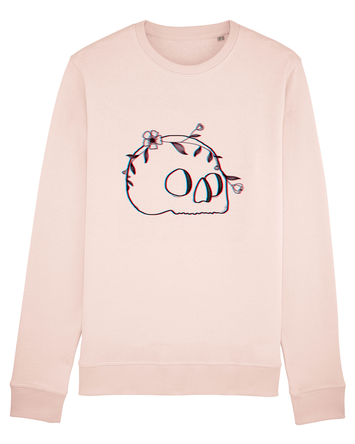 Bluză mânecă lungă Unisex Rise Candy Pink