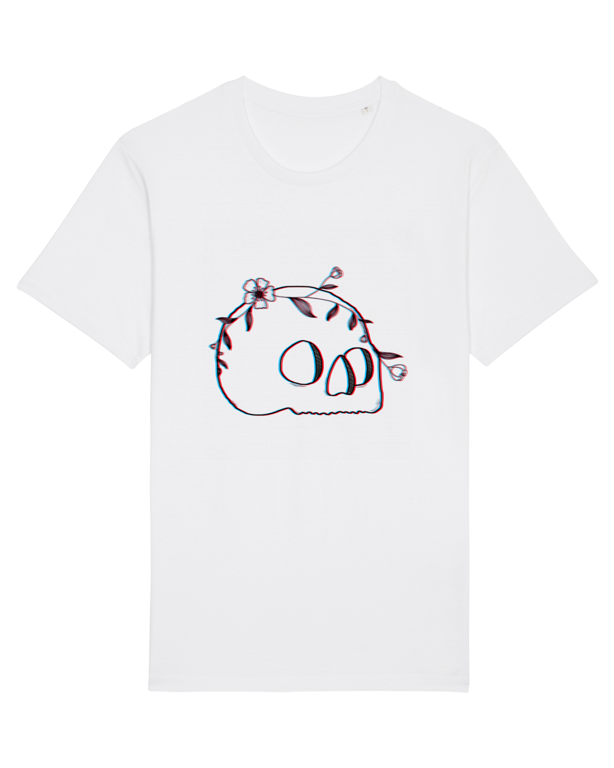 Tricou mânecă scurtă Unisex Rocker White