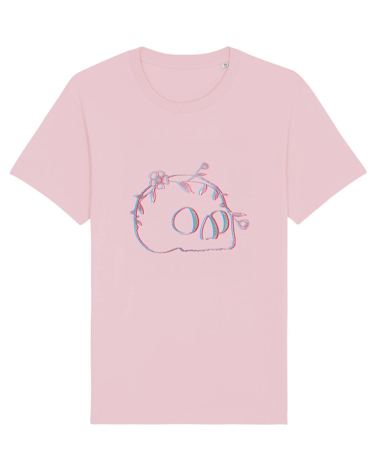 Tricou mânecă scurtă Unisex Rocker Cotton Pink