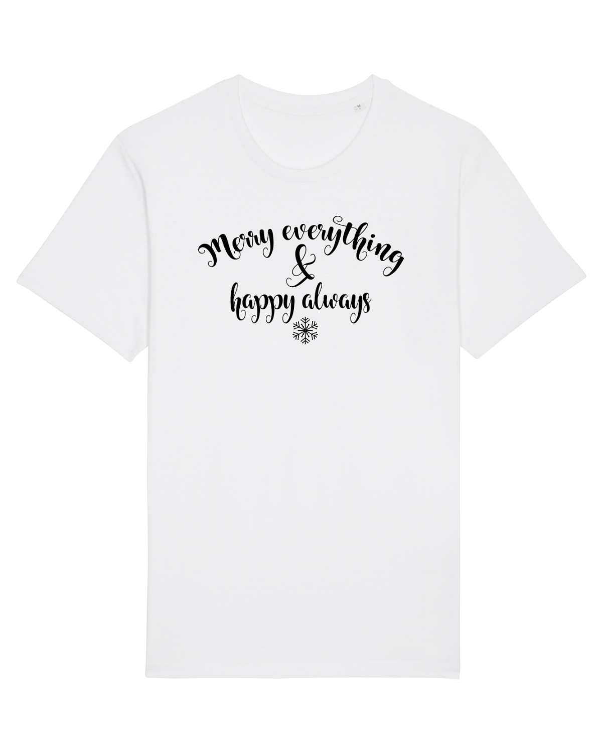 Tricou mânecă scurtă Unisex Rocker White