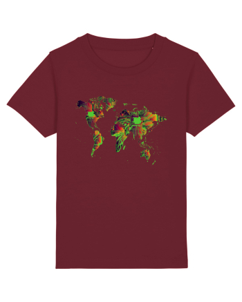 Circuit World Map Burgundy