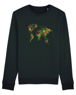 Circuit World Map Bluză mânecă lungă Unisex Rise