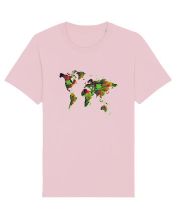 Circuit World Map Cotton Pink
