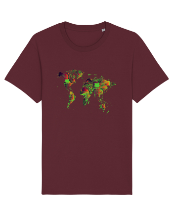 Circuit World Map Burgundy