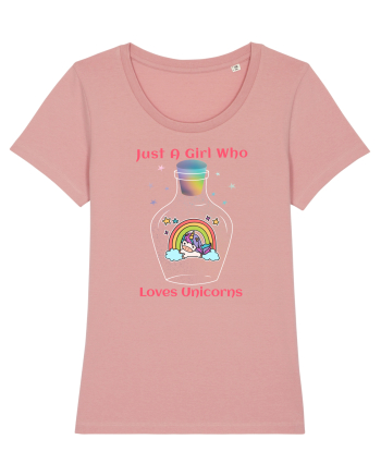 Just A Girl Who Loves Unicorns Canyon Pink