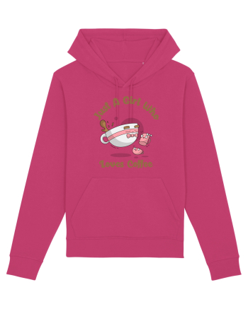 Just A Girl Who Loves Coffee Raspberry