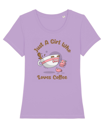 Just A Girl Who Loves Coffee Lavender Dawn