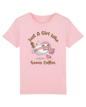 Just A Girl Who Loves Coffee Cotton Pink