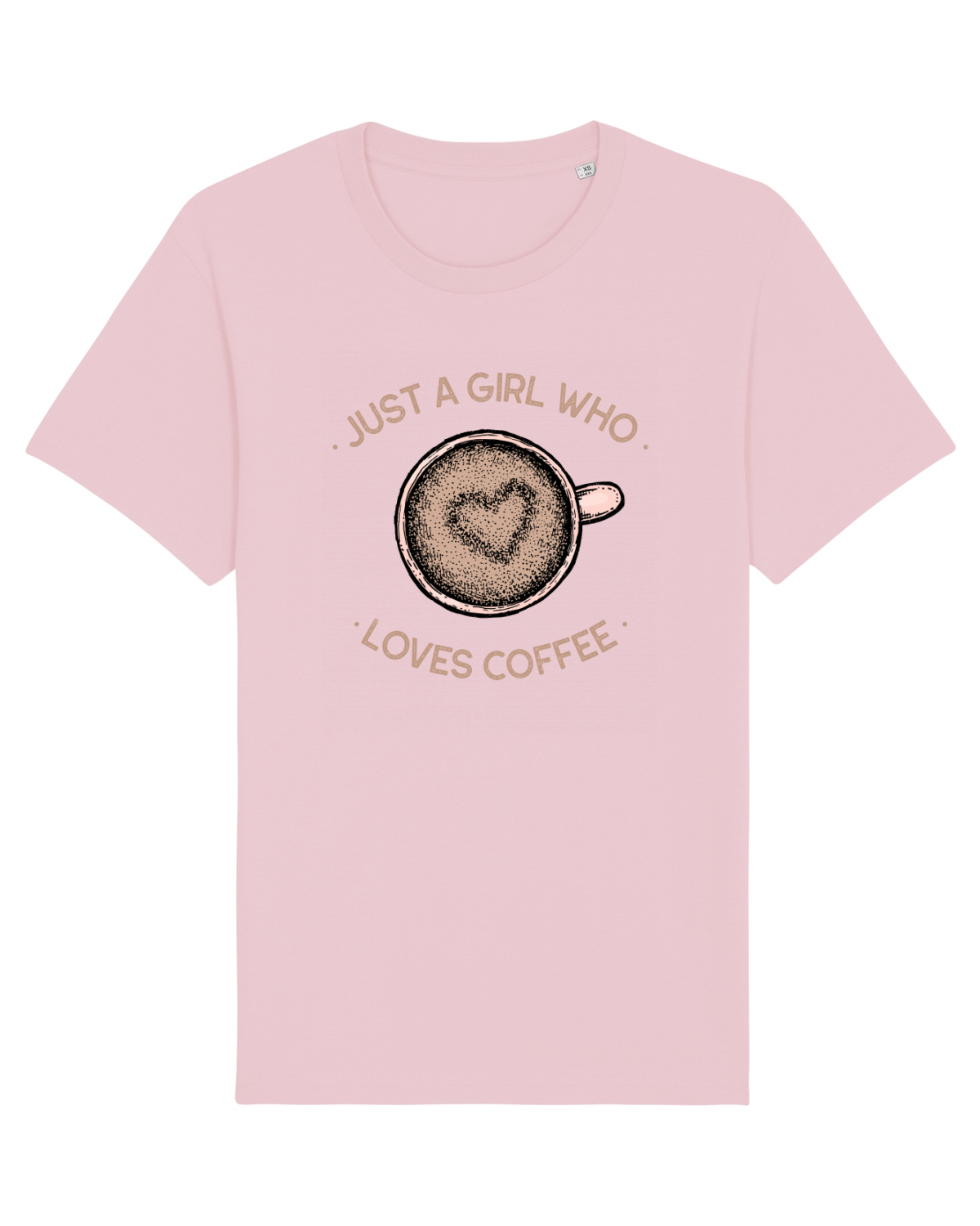 Tricou mânecă scurtă Unisex Rocker Cotton Pink