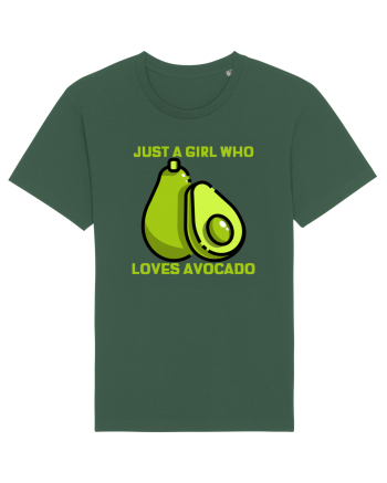 Just A Girl Who Loves Avocado Bottle Green