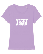 VegetArian Tricou mânecă scurtă guler larg fitted Damă Expresser