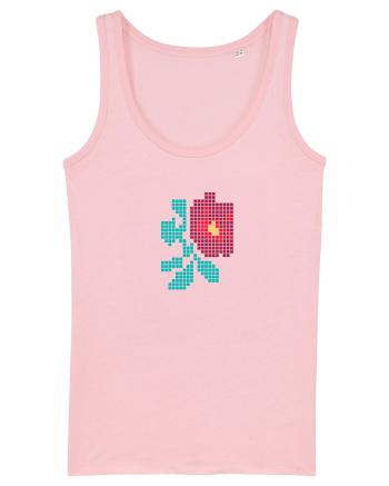 Motiv românesc - Trandafir 1 Cotton Pink