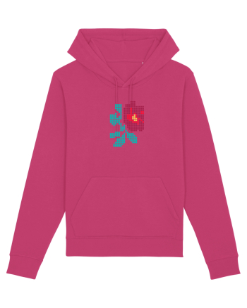 Motiv românesc - Trandafir 1 Raspberry