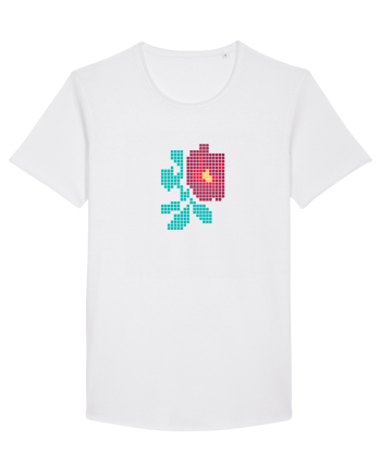 Motiv românesc - Trandafir 1 White