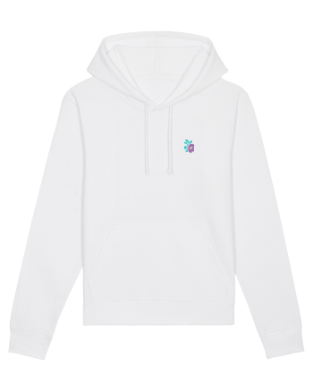 Motiv românesc - Trandafir 2. White