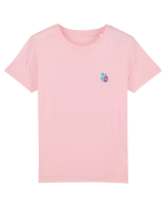 Motiv românesc - Trandafir 2. Tricou mânecă scurtă  Copii Mini Creator