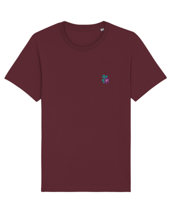Motiv românesc - Trandafir 2. Burgundy