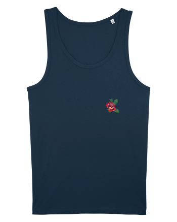 Motiv românesc - Trandafir 3. Navy