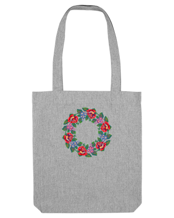 Motiv românesc - Coroniță de flori 1. Heather Grey