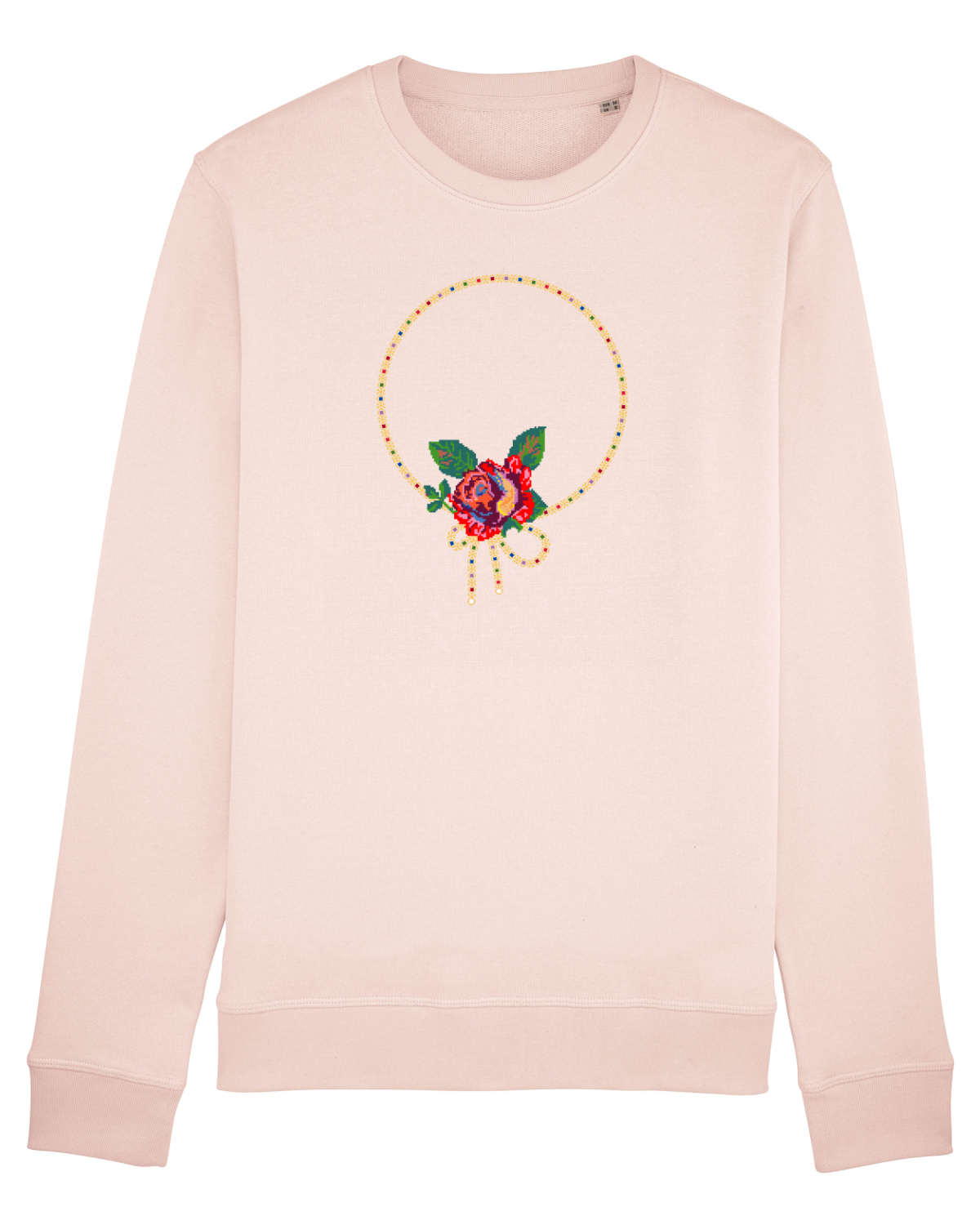 Bluză mânecă lungă Unisex Rise Candy Pink