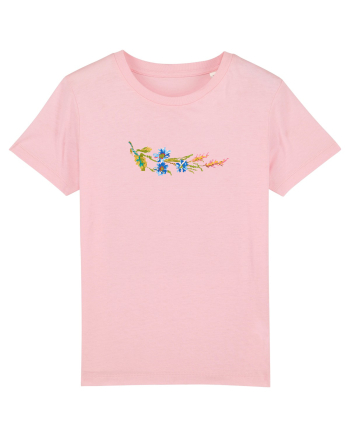 Motiv românesc - Albăstrele cu spice 1. Cotton Pink