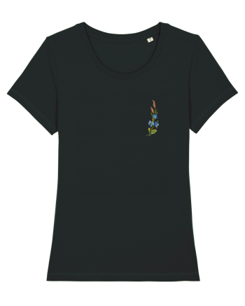Motiv românesc - Albăstrele cu spice 2. Black
