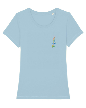 Motiv românesc - Albăstrele cu spice 2. Sky Blue