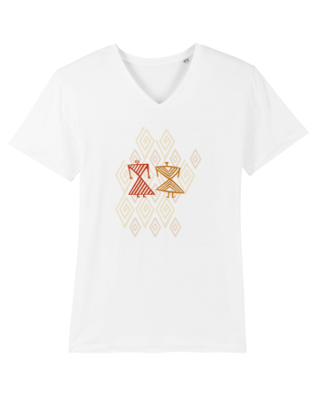 Motiv românesc - Cucuteni 5. White