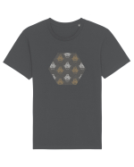 Motiv românesc - Vas Cucuteni 2. Tricou mânecă scurtă Unisex Rocker