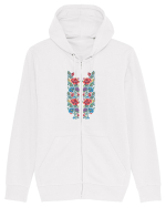 Motiv românesc - Decorativ 10. Hanorac cu fermoar Unisex Connector