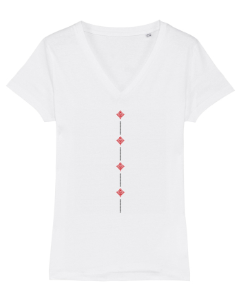Motiv românesc - Decorativ 14. White