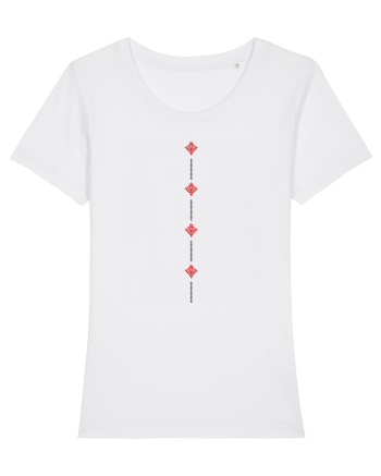 Motiv românesc - Decorativ 14. White