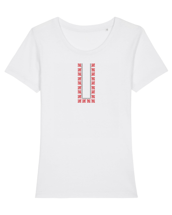 Motiv românesc - Decorativ 16. White
