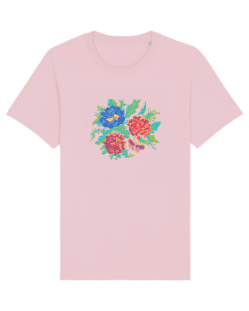 Motiv românesc - Flori 2. Cotton Pink