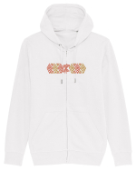 Motiv românesc - Cucuteni 7. Hanorac cu fermoar Unisex Connector