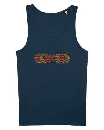 Motiv românesc - Cucuteni 7. Navy