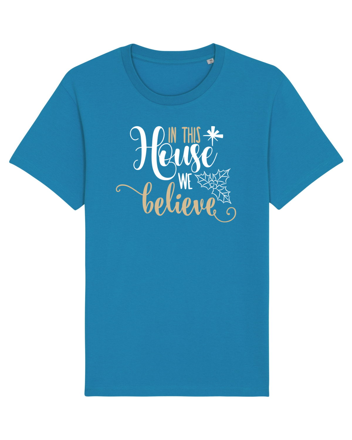 Tricou mânecă scurtă Unisex Rocker Azur