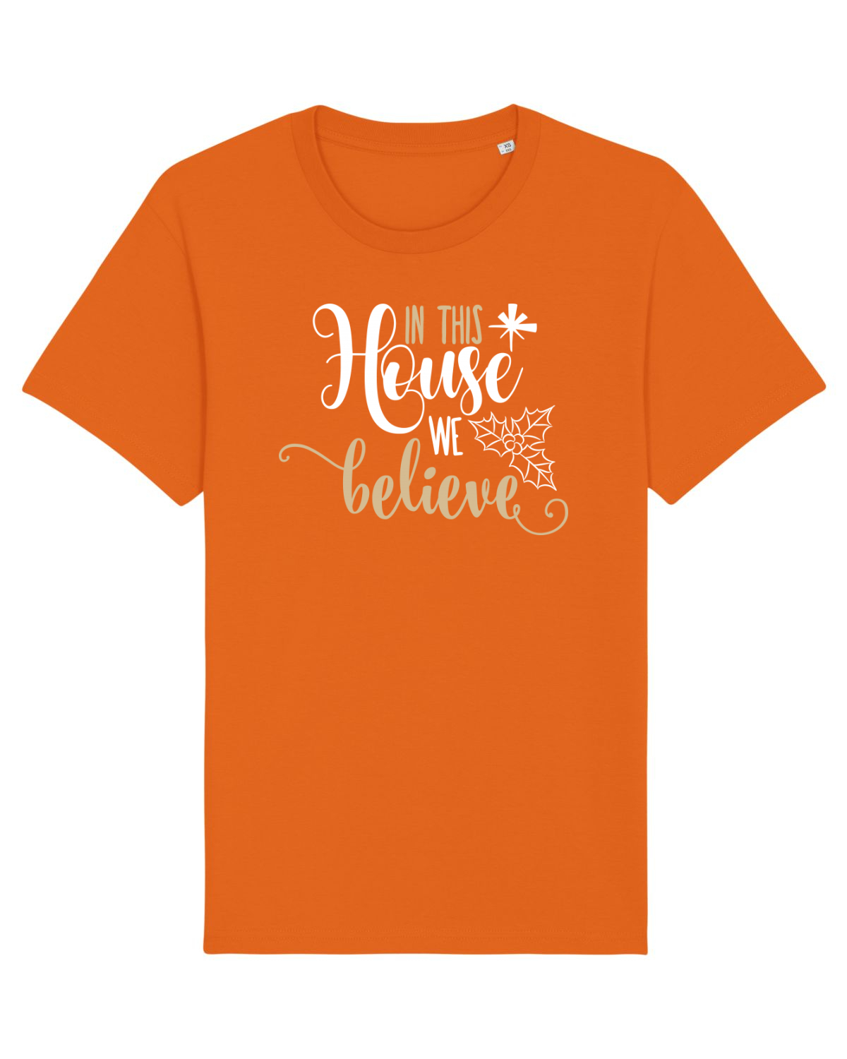 Tricou mânecă scurtă Unisex Rocker Bright Orange
