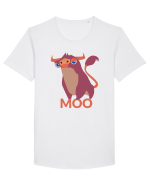 Taur Furios Tricou mânecă scurtă guler larg Bărbat Skater